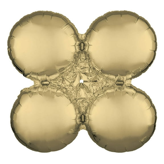 13 inch Magicarch Small - White Gold (Air-Fill Only) Foil Mylar Balloon - Party Supplies Decorations