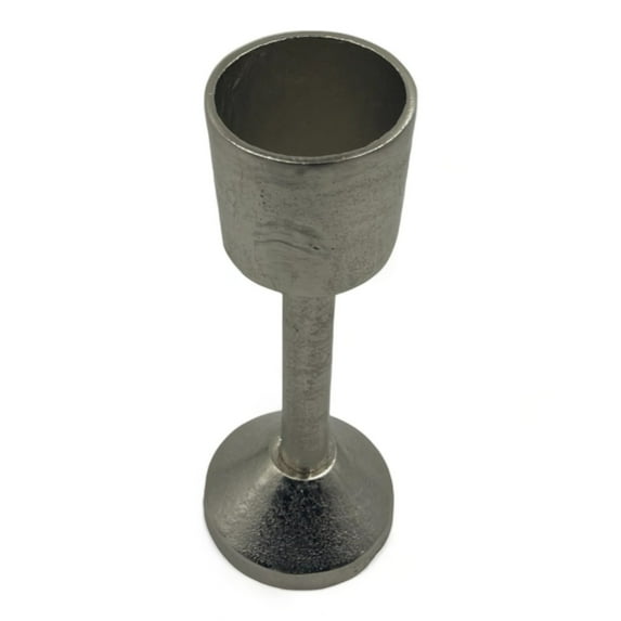 13 inch Nickel Decorative Metal Candle Holder by 90210 Kitchen and Bath