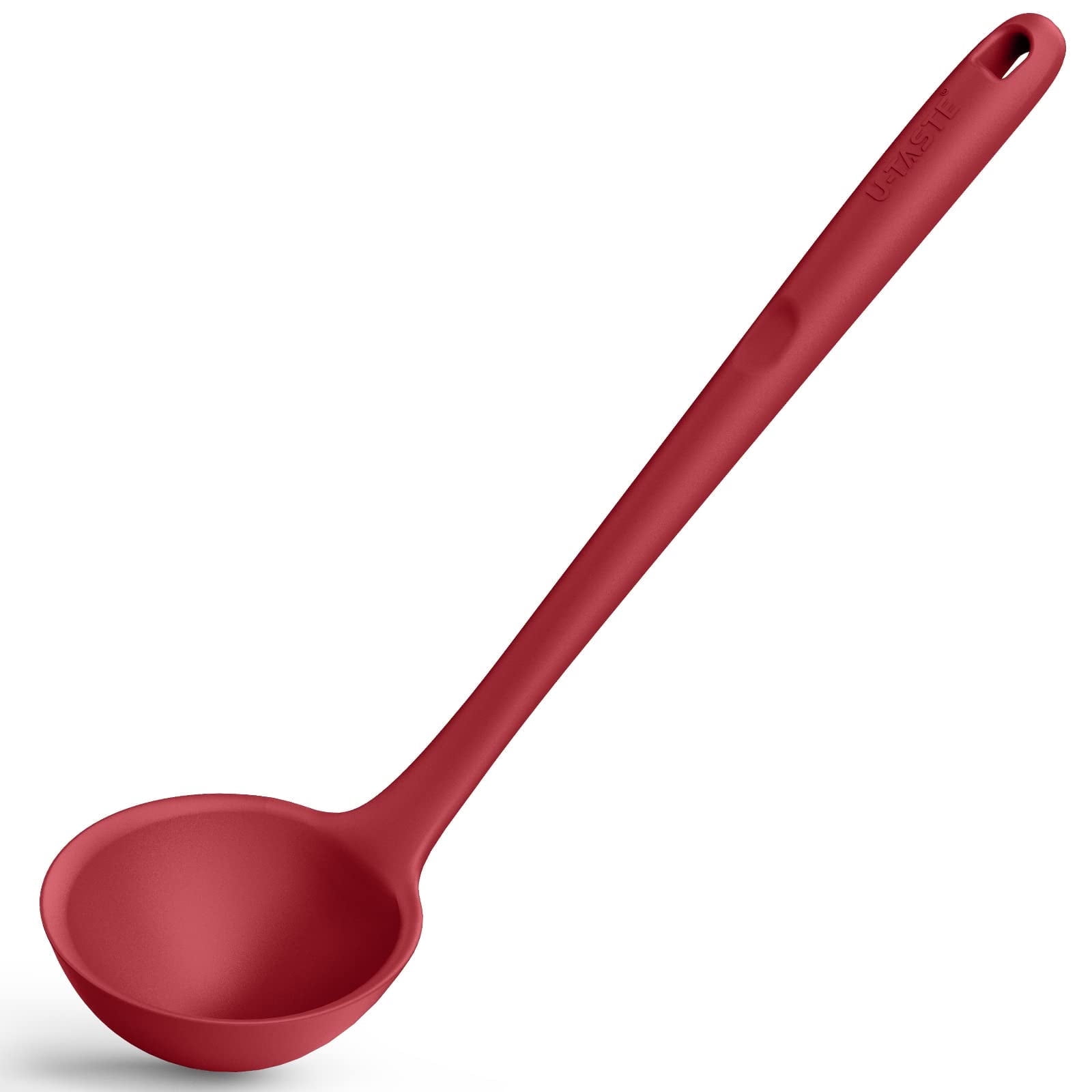 13 inch Silicone Soup Ladle: U-Taste 600°F Heat Resistant Non-stick ...