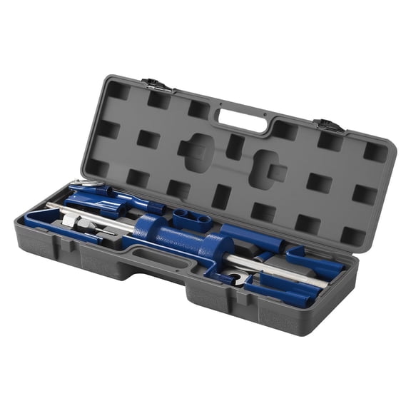 13 lbs 14-in-1 Slide Hammer Dent Puller Kit Heavy Duty Auto Body Truck Repair Tool with Carrying Case Extension Rod Non Slip Handle
