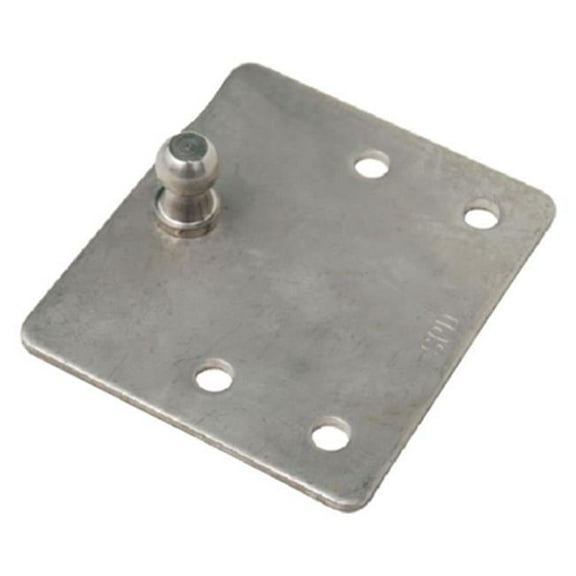 13 mm Flat Mounting Bracket with Stainless Steel Ball Stud, Raw Metal