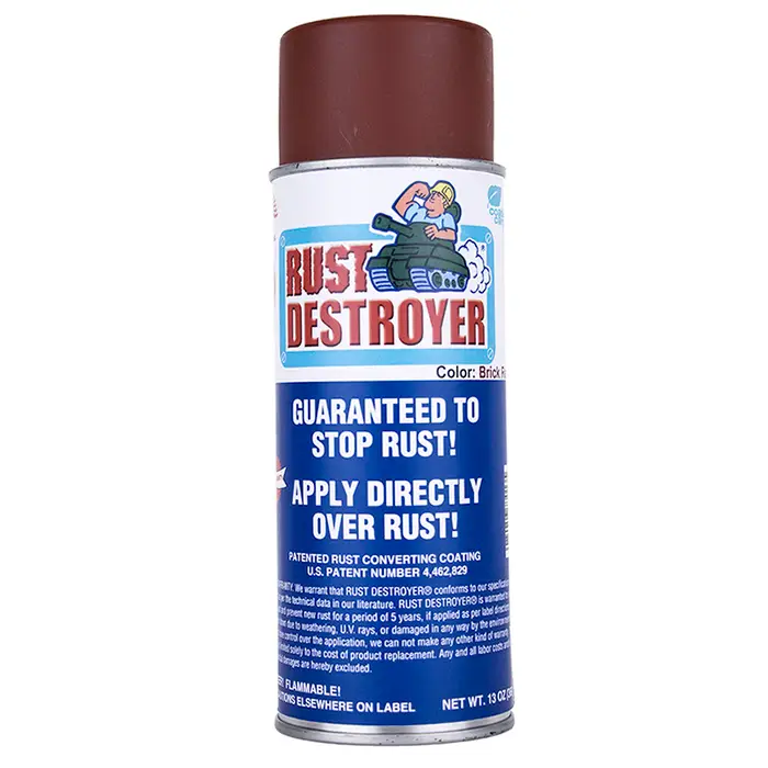 13 oz Advanced Protective Products 73013 Red Rust Destroyer Oil-Based Metal Primer Spray