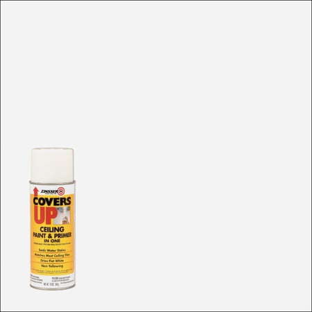13-oz. Zinsser Covers Up Stain Sealing Ceiling White Paints Spray [Set of 6]