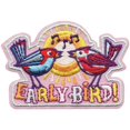 thumbnail image 1 of 13 pieces 2" Custom Activity Scouts Applique Fun Patches - Early Bird Patch 6, 1 of 1