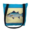 thumbnail image 1 of 13 x 13 in. Multi Fish IV Border Tote Bag - Small, 1 of 1