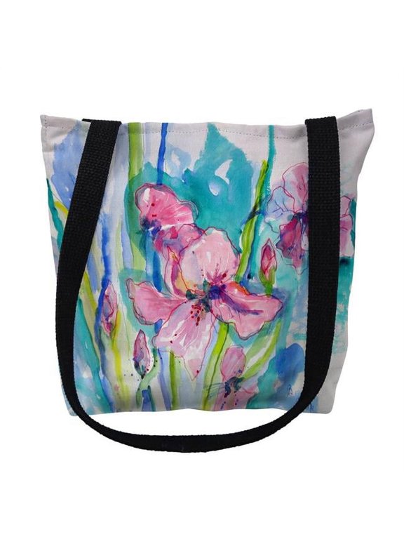 13 x 13 in. Pink Iris Small Tote Bag