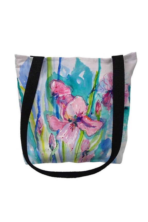 13 x 13 in. Pink Iris Small Tote Bag