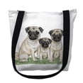 thumbnail image 1 of 13 x 13 in. Pugs Tote Bag - Small, 1 of 1