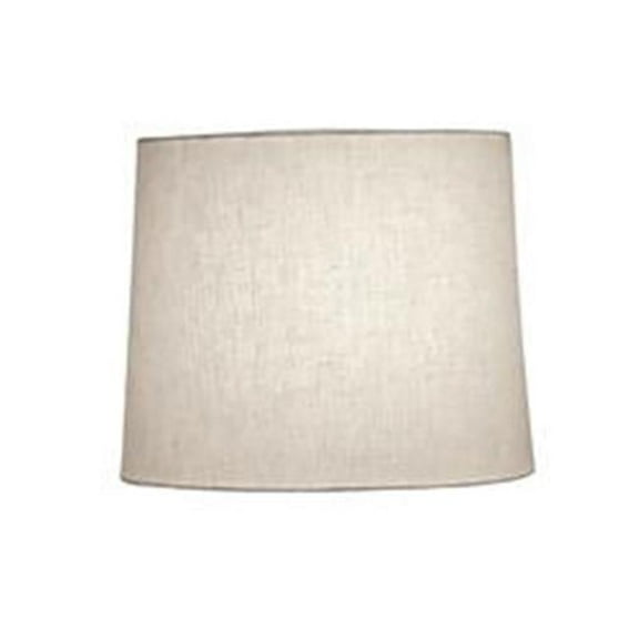 13 x 15 x 10 in. Hardback Drum Lamp Shade, Cream Aberdeen