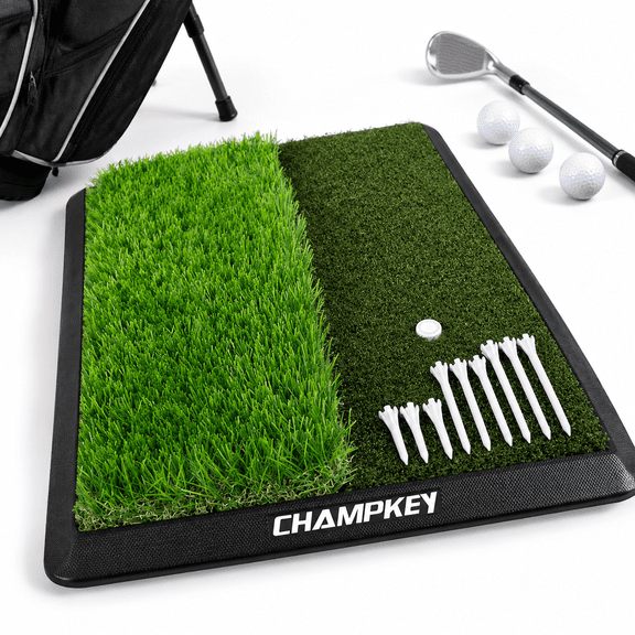 13" x 17" PRO Version Dual-Turf Golf Hitting & Putting Practice Mat