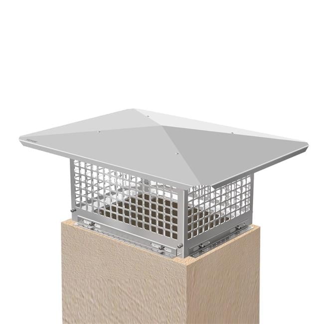 Adjustable Silver Stainless Steel Outdoor Chimney Cap