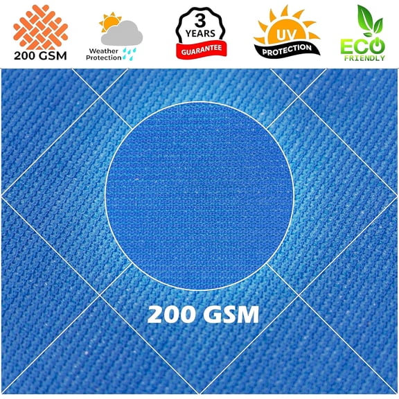 13' x 17' x 21.4' Blue Right Triangle Sun Shade Sail Order to Make RTAPT32, UPF50+ 95% UV Blockage, 200GSM Commercial Standard Heavy Duty, 3 Years Warranty (We Make Custom Size)$$Garden & Patio