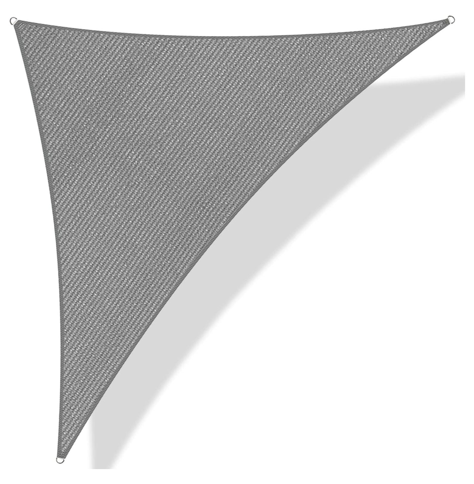 13' x 13' x 18.4' Triangle Sun Shade Sail Canopy UV Block Fabric