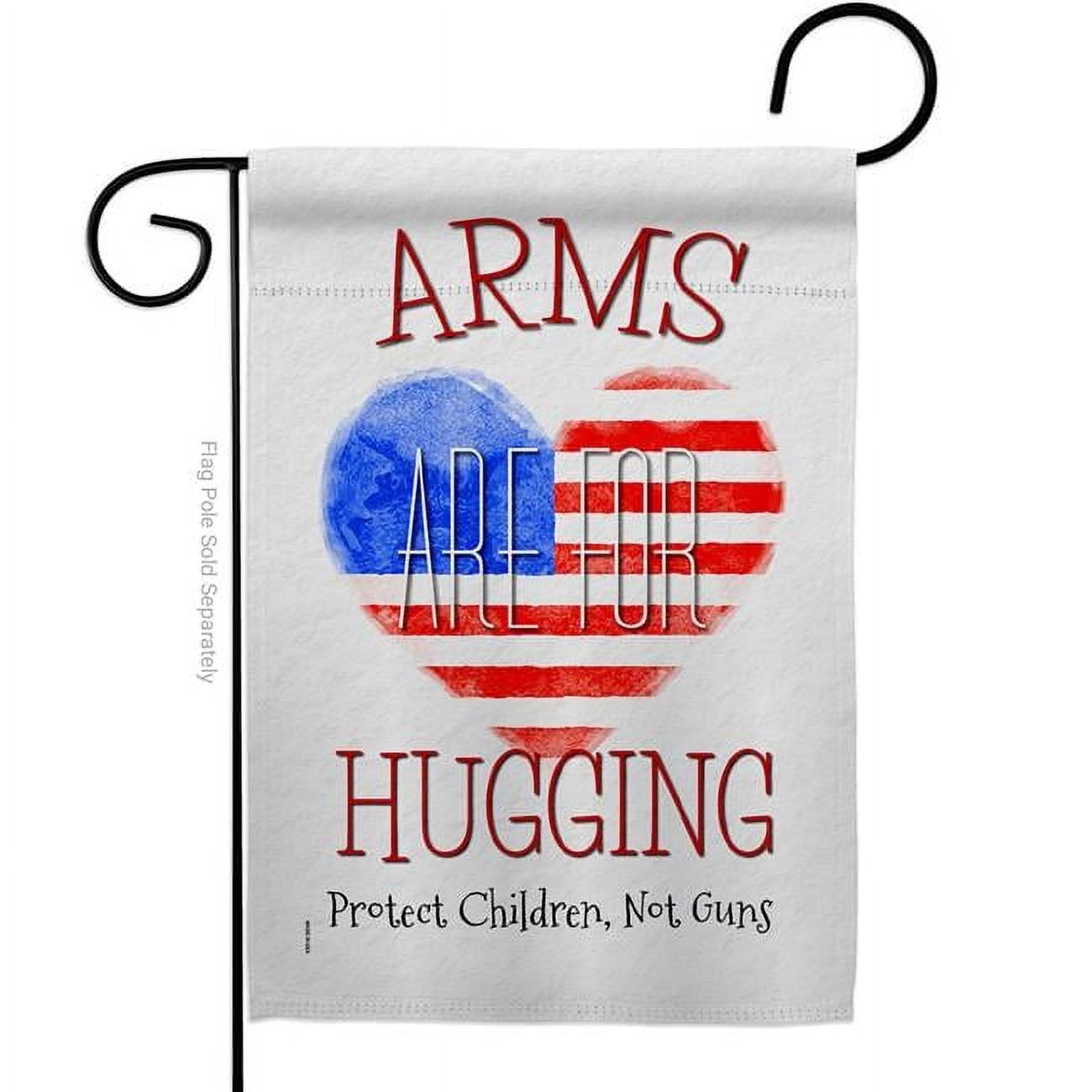 13 x 18.5 in. Arms Are Huggin Support Awareness Double-Sided Vertical ...