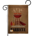 thumbnail image 1 of 13 x 18.5 in. Barbecue Burlap Summer Fun in the Sun Impressions Decorative Vertical Double Sided Garden Flag, 1 of 1