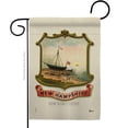 thumbnail image 1 of 13 x 18.5 in. Coat of Arms New Hampshire Garden Flag with Americana States Double-Sided Decorative Vertical House Banner Yard Gift, 1 of 1