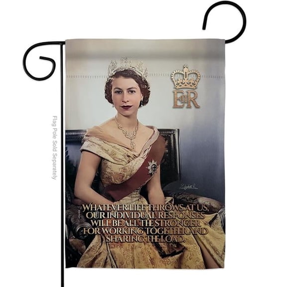 13 x 18.5 in. ER II Message Sweet Life Biography Double-Sided Decorative Vertical Garden Flag for House Decoration Banner Yard Gift