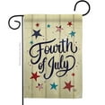 thumbnail image 1 of 13 x 18.5 in. Fourth of July Stars American Vertical Garden Flag with Double-Sided House Decoration Banner Yard Gift, 1 of 1