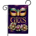 thumbnail image 1 of 13 x 18.5 in. Masquerade Mardi Gras Springtime Vertical Garden Flag with Double-Sided House Decoration Banner Yard Gift, 1 of 1