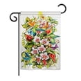 thumbnail image 1 of 13 x 18.5 in. Orchid Splendor with Birds Garden Friends Impressions Decorative Garden Flag, 1 of 1