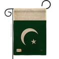 thumbnail image 1 of 13 x 18.5 in. Pakistan Burlap Flags of the World Nationality Impressions Decorative Vertical Double Sided Garden Flag, 1 of 1