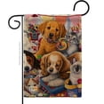 thumbnail image 1 of 13 x 18.5 in. Sweet Ones Burlap Nature Pets Impressions Decorative Vertical Double Sided Garden Flag, 1 of 1