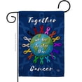 thumbnail image 1 of 13 x 18.5 in. We are Together Garden Flag with Support Awareness Double-Sided Decorative Vertical Flags House Decoration Banner Yard Gift, 1 of 1
