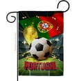 thumbnail image 1 of 13 x 18.5 in. World Cup Portugal Sports Soccer Double-Sided Vertical House Decoration Banner Garden Flag - Yard Gift, 1 of 1