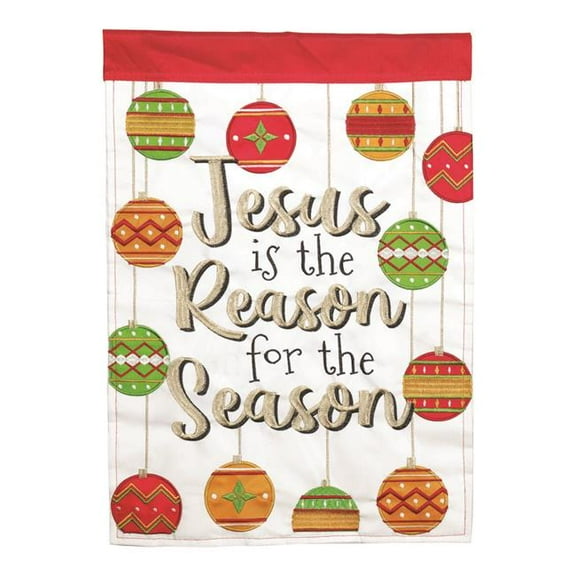 13 x 18 in. Reason for The Season Garden Flag