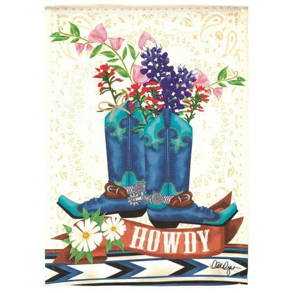 13 x 18 in. Texas Blue Bonnets Print Garden Flag