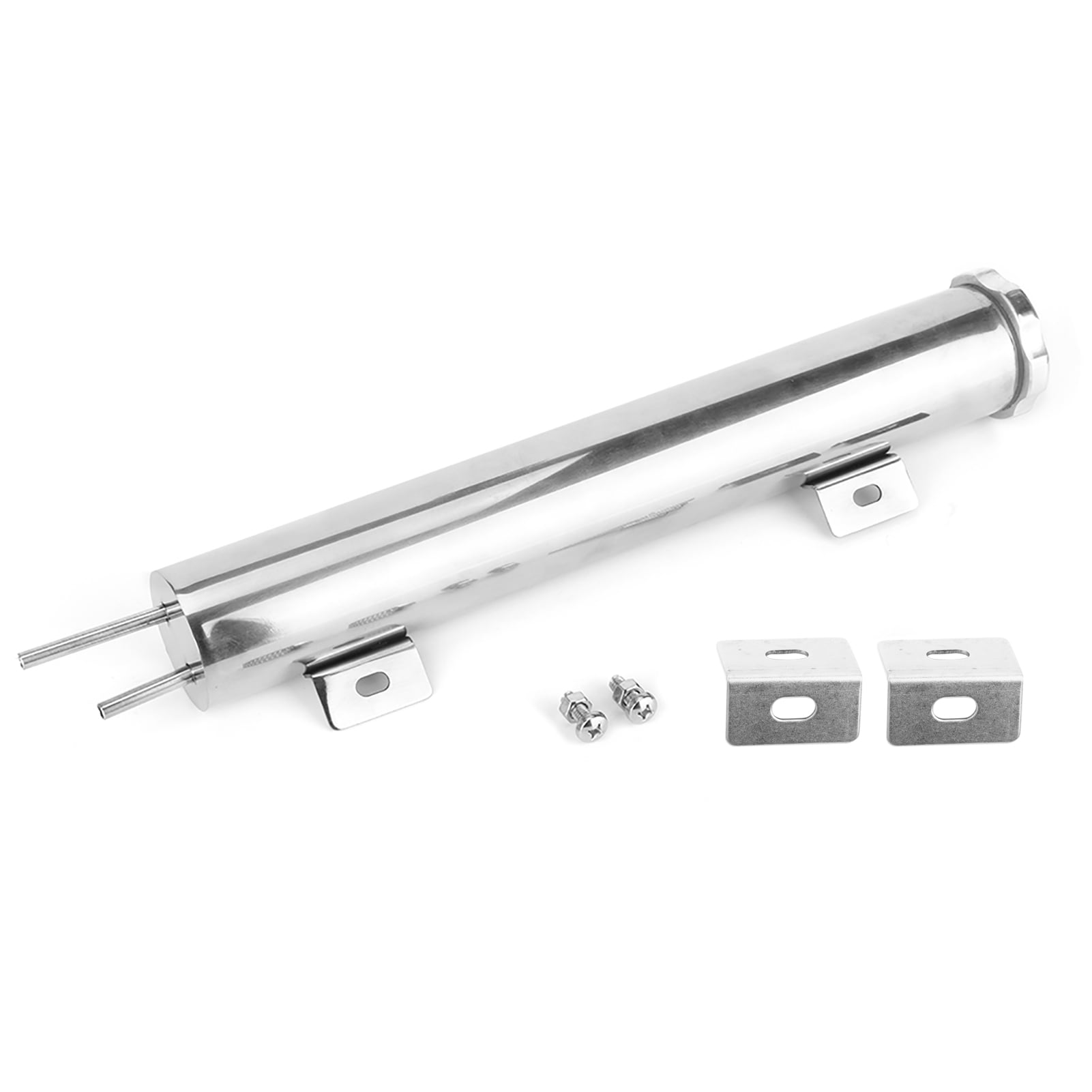 13 x 2 in. Radiator Coolant Overflow Recovery Tank Stainless Steel GM