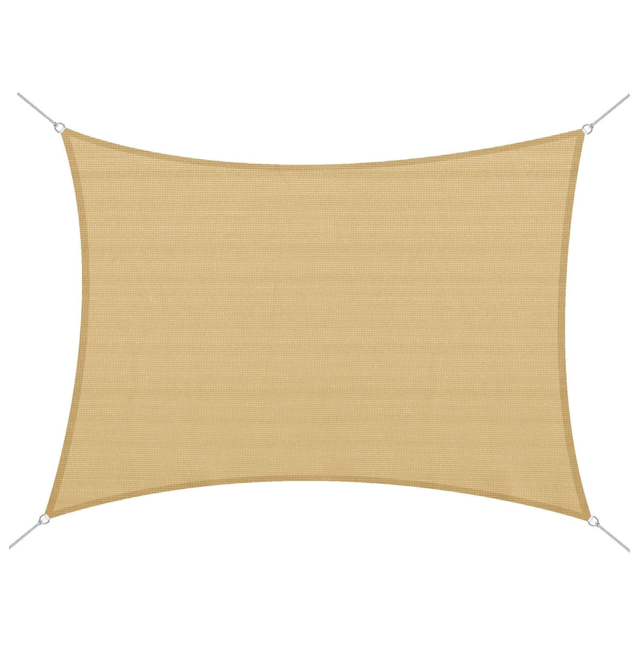 13' x 20' Rectangle Sun Shade Sail Canopy Outdoor Shade Sail Cloth for