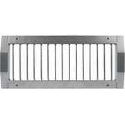 13 x 5 Inch Single Louver Galvanized Steel Air Return Vent Grille for Round Duct