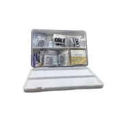 13 x 9 x 3 Plastic Cabinet First Aid Kit - Pre-stocked -1 Count FAK50P