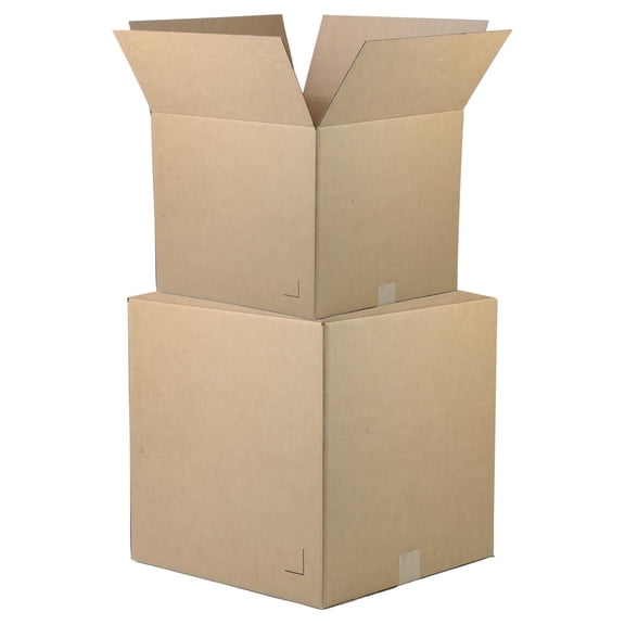 13"x13"x13" Brown/ Corrugated Cardboard Shipping Boxes 25-Pack | Mailing, Packing, Moving & Storage for Business/Home – Durable - Eco-Friendly, Recyclable - Made in the USA