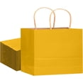 thumbnail image 1 of 13"x4.5"x10" Large Gift Bag with Handles Bulk 32PCS Gift Paper Bags Yellow Bags Multiple Uses (Wide Large), 1 of 15