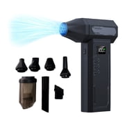130,000 Rotational speed USB Outdoor Handheld Brushless High-Speed Fan with LED Light,Blow and Suck Upgraded Versions