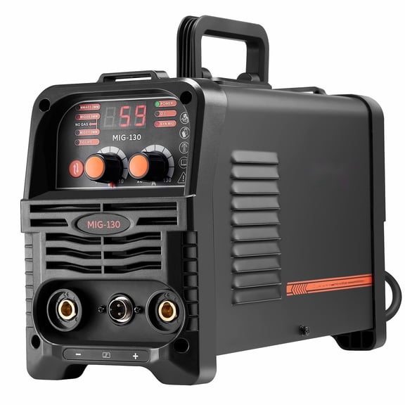 130 Amp MIG Welder 3-in-1, Flux Core/Stick/TIG Welder Machine, 110V IGBT Inverter Portable Welding Machine with Digital Display