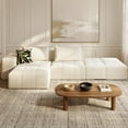 thumbnail image 1 of 130" Cloud Sectional Couch with L-Shape Chaise, Akaber Modern Modular Sofa with Deep Seat, Upholstered Couches for Living Room Bedroom, 1 of 10