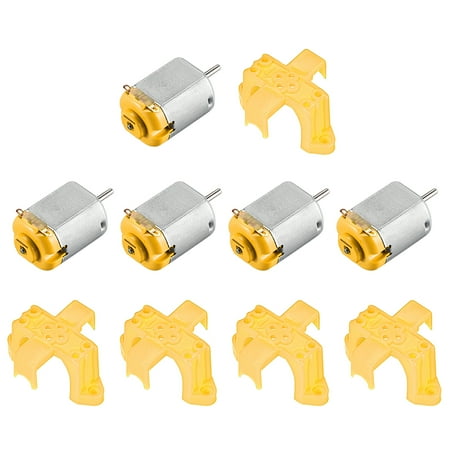 130 Electric Motor Kit 3V 22000RPM Motor Mounting Bracket Holder 5 Set