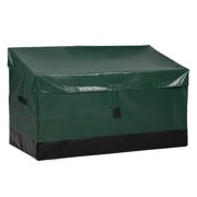 130 Gallon Waterproof Deck Box - Durable Outdoor PVC Storage, Ideal for Camping & Garden Use, All-Weather Protection, Portable & Spacious - Green