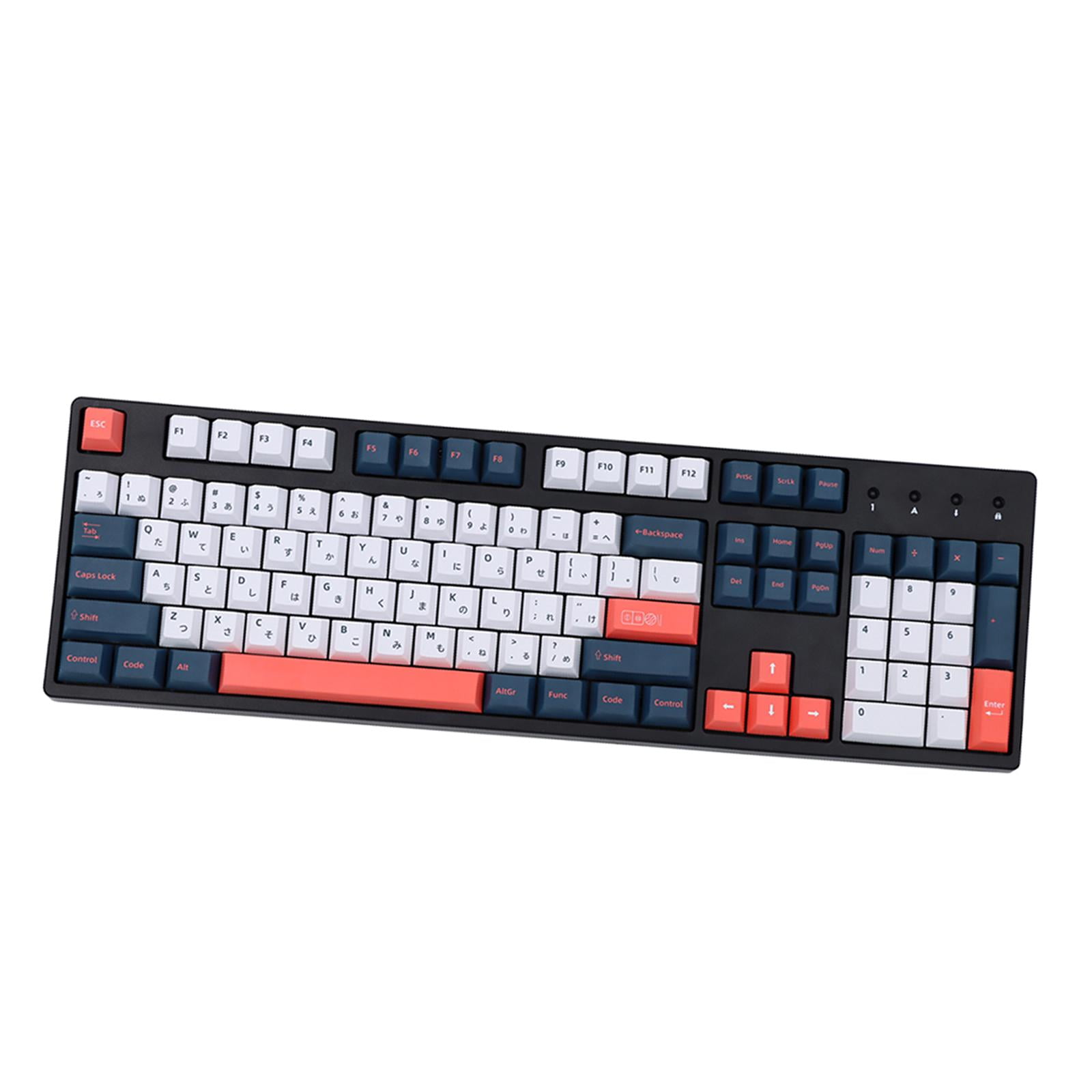 130 Key PC Gaming Mechanical Switch Keyboard for Laptop