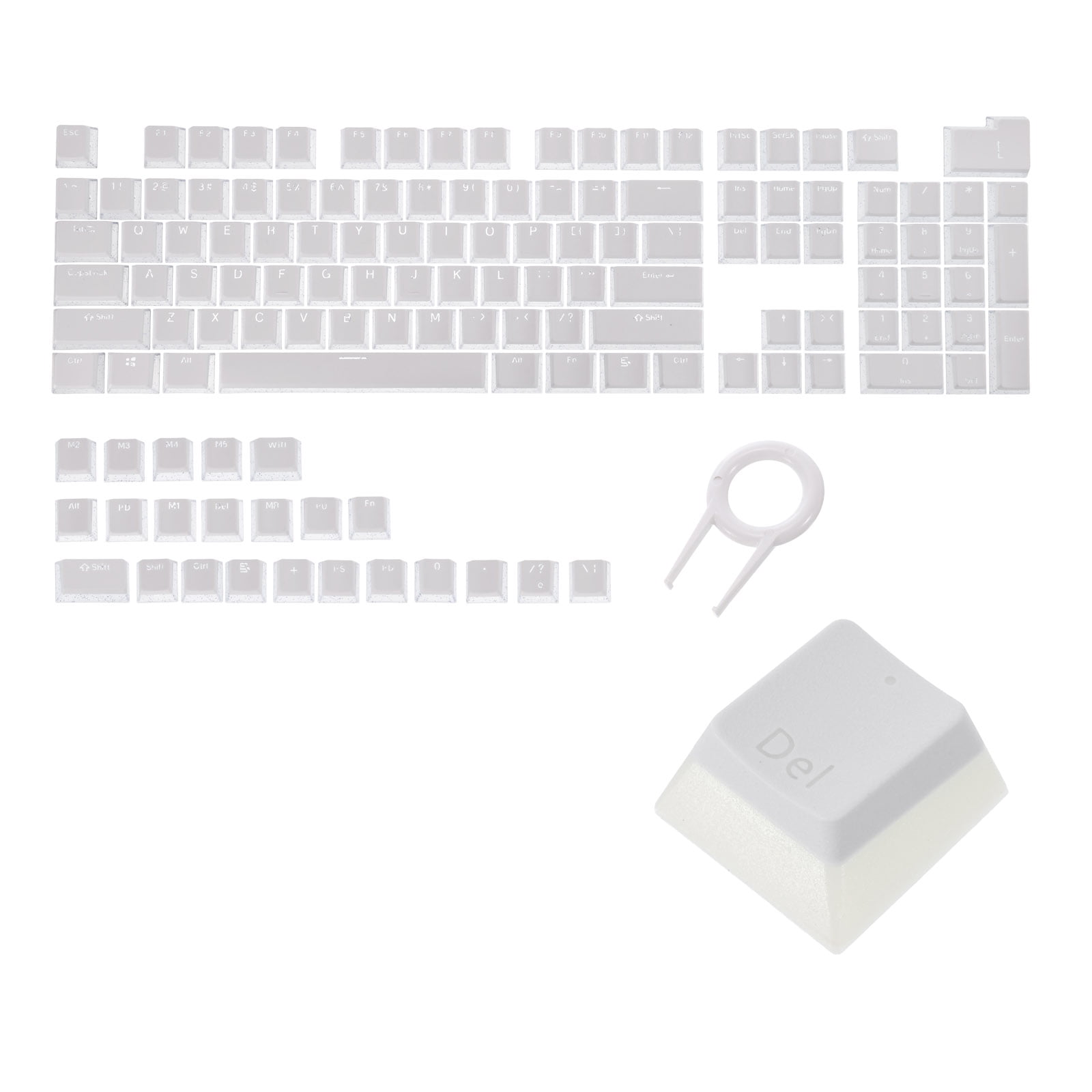 130 Keys Pudding Keycaps Set OEM Profile ABS for Mechanical Keyboard