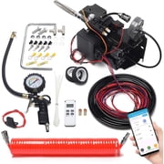 130 PSI Wireless Air Shock Controller Kit 25980EZ, Bluetooth App & Remote Control, Easy Install, Compatible with Cars, SUVs, Trucks, HASK-01APP
