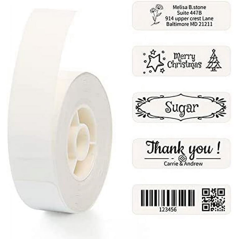  FOUAVRTEL 210pcs D110 Label Maker Tape Waterproof Labels  Sticker for Daycare, School, Travel, Baby Bottles, Clothes, Lunch Boxes :  Office Products