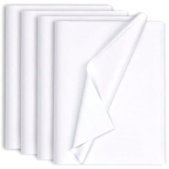 130 Sheets 20"x14" White Tissue Paper for Gift Bags Christmas Weddings Birthday Arts Craft Party Decoration
