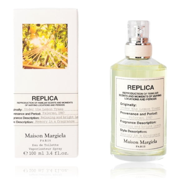 ($130 Value) Maison Margiela Replica Under The Lemon Trees Eau De Toilette, Perfume for Women, 3.4 Oz