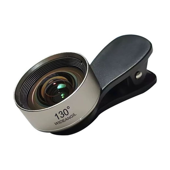 130° Wide Angle Universal Clip Mount Phone Camera Lens Fast Release