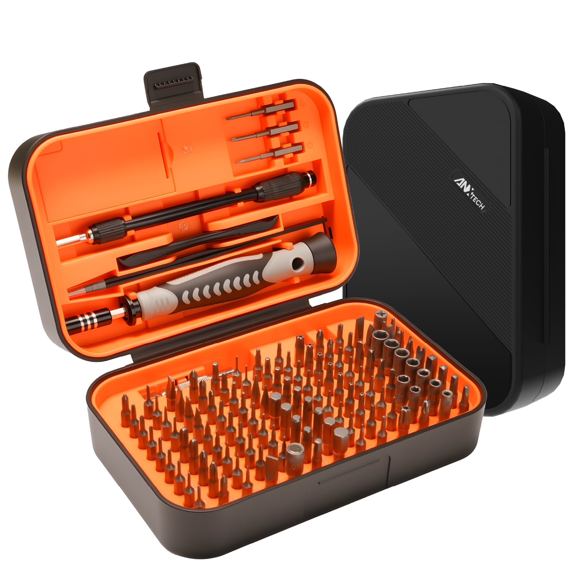 130-in-1 Precision Screwdriver Set, Magnetic Repair Tool Kit with 117 S2 Bits, Flexible Shaft & Ergonomic Handle for Student Electronics, Laptops, Phones, Watches & DIY Projects