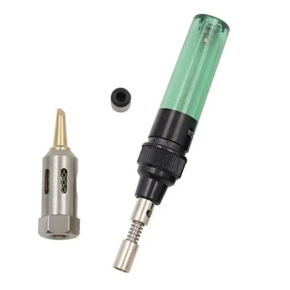 1300 3in1 4In1 Portable Soldering Iron Kit Welding Pen Burner Blow Torch Gas Soldering Iron Cordless Butane Tip Tool ,Precise Temperature Adjustment